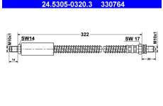Brzdová hadice ATE 24.5305-0320.3