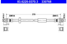 Brzdová hadice ATE 83.6225-0370.3