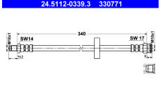 Brzdová hadice ATE 24.5112-0339.3