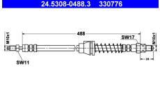 Brzdová hadice ATE 24.5308-0488.3