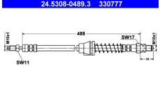 Brzdová hadice ATE 24.5308-0489.3