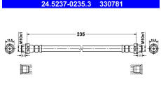 Brzdová hadice ATE 24.5237-0235.3