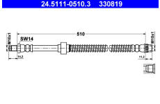 Brzdová hadice ATE 24.5111-0510.3