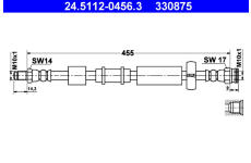 Brzdová hadice ATE 24.5112-0456.3