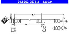 Brzdová hadice ATE 24.5263-0575.3