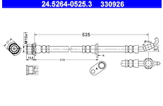 Brzdová hadice ATE 24.5264-0525.3