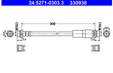 Brzdová hadice ATE 24.5271-0303.3