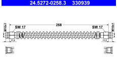 Brzdová hadice ATE 24.5272-0258.3