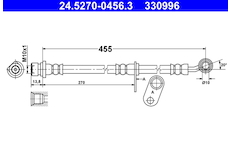 Brzdová hadice ATE 24.5270-0456.3