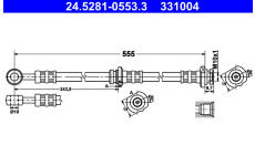 Brzdová hadice ATE 24.5281-0553.3