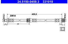 Brzdová hadica ATE 24.5150-0459.3