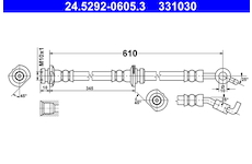 Brzdová hadice ATE 24.5292-0605.3
