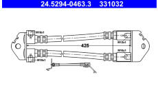 Brzdová hadice ATE 24.5294-0463.3