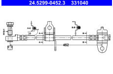 Brzdová hadica ATE 24.5299-0452.3