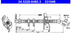 Brzdová hadice ATE 24.5226-0485.3