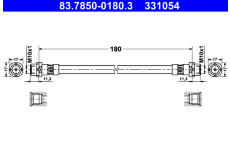 Brzdová hadice ATE 83.7850-0180.3