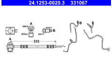 Brzdová hadice ATE 24.1253-0020.3