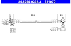 Brzdová hadice ATE 24.5265-0335.3