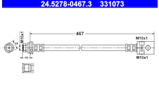 Brzdová hadice ATE 24.5278-0467.3