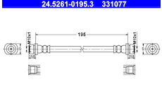 Brzdová hadice ATE 24.5261-0195.3