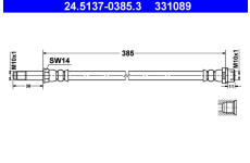 Brzdová hadice ATE 24.5137-0385.3