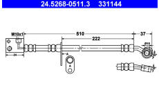 Brzdová hadice ATE 24.5268-0511.3
