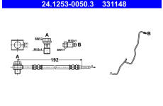 Brzdová hadice ATE 24.1253-0050.3