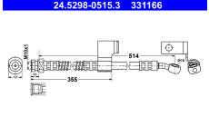 Brzdová hadice ATE 24.5298-0515.3