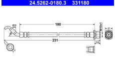 Brzdová hadice ATE 24.5262-0180.3