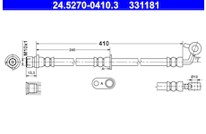Brzdová hadice ATE 24.5270-0410.3
