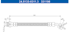 Brzdová hadice ATE 24.5133-0311.3