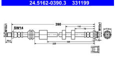 Brzdová hadice ATE 24.5162-0390.3