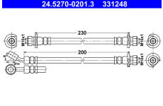 Brzdová hadice ATE 24.5270-0201.3