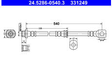 Brzdová hadice ATE 24.5286-0540.3
