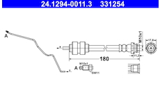 Brzdová hadice ATE 24.1294-0011.3