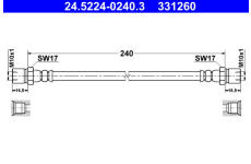 Brzdová hadice ATE 24.5224-0240.3