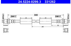 Brzdová hadice ATE 24.5224-0299.3