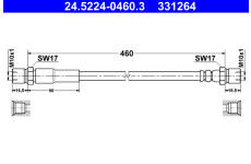 Brzdová hadice ATE 24.5224-0460.3