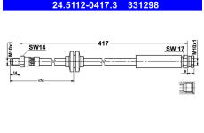 Brzdová hadice ATE 24.5112-0417.3