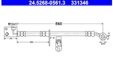 Brzdová hadice ATE 24.5268-0561.3