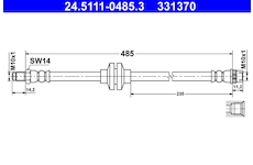 Brzdová hadice ATE 24.5111-0485.3