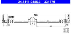 Brzdová hadice ATE 24.5111-0485.3