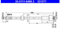 Brzdová hadice ATE 24.5111-0496.3