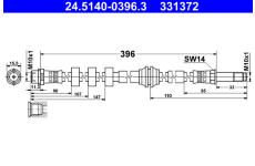 Brzdová hadice ATE 24.5140-0396.3