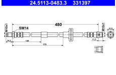 Brzdová hadice ATE 24.5113-0483.3