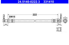 Brzdová hadice ATE 24.5140-0222.3