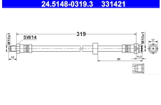 Brzdová hadice ATE 24.5148-0319.3