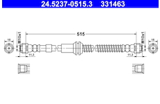 Brzdová hadice ATE 24.5237-0515.3