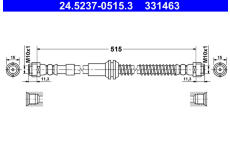 Brzdová hadice ATE 24.5237-0515.3