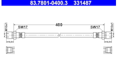 Brzdová hadice ATE 83.7801-0400.3